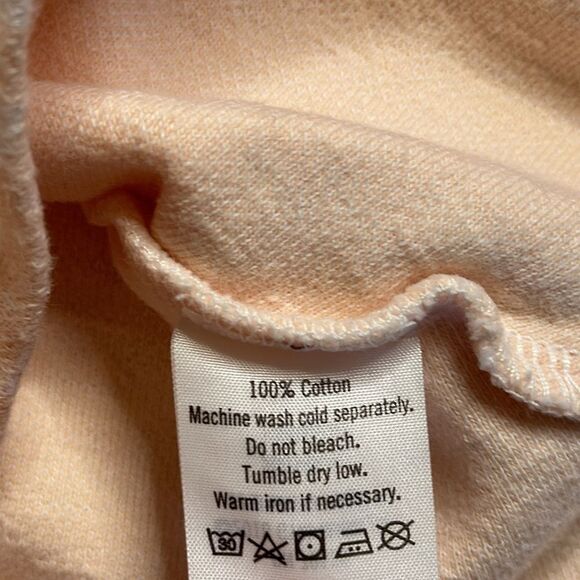Janie and Jack Dress size 6 to 12 months Peach White Checked Dress Spring Easter - Picture 5 of 5